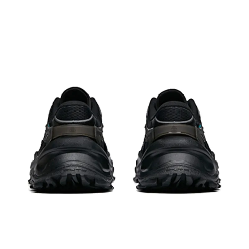Anta Black Cat Anti Slip Wear Resistant Low Top Casual Shoes Men's Black-4