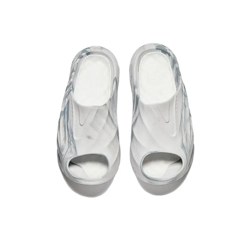 Anta Nitrogen Bubbles Slide Slippers Men's Gray White-2
