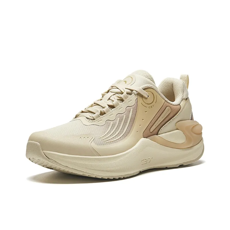 Anta C37+ Cushioning Rebound Low-Top Running Shoes Women's Natural Wood Color-1