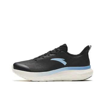 Anta Light Cloud Cushioning Warm Low Top Running Shoes Women's Black