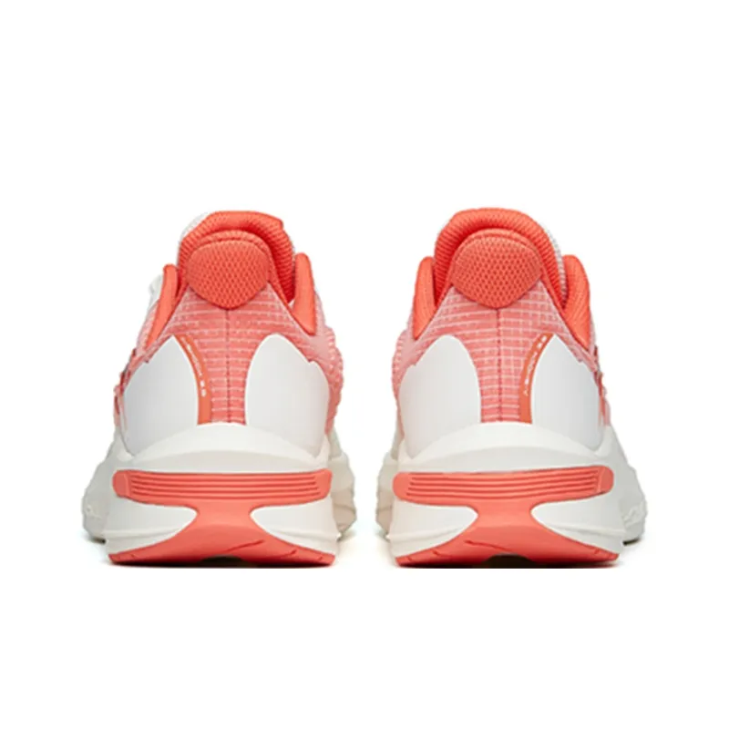 Anta DuCi1 Anti Slip Wear Resistant Low Top Running Shoes Women's White Red-4