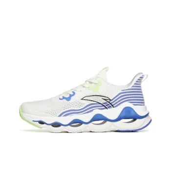 Anta Martian Foam Lightweight And Wear resistant Low Top Running Shoes Men's White Purple