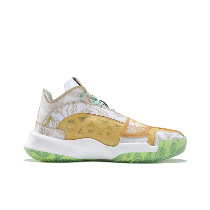PEAK Surfing The Big Triangle 1.0 Basketball Shoes Women's Mid Top Light Coffee-2