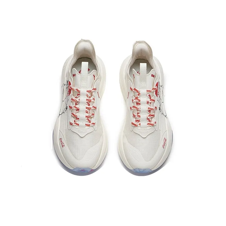 Coca Cola x Anta C37 Series Coca Cola Collaboration Low Top Skateboard Shoes Women's White Red-2