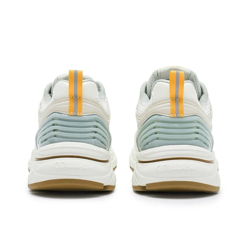Champion Low-Top Running Shoes Women's Milk White/Frost Light Grass Green-3
