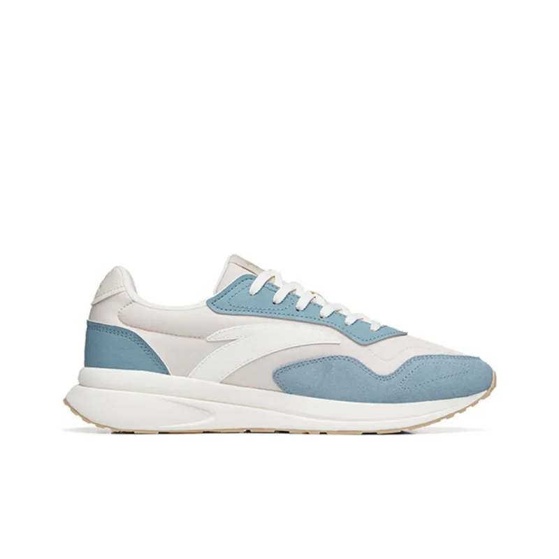 Anta HERITAGE Low-Top Casual Shoes Men's Gray Blue-1