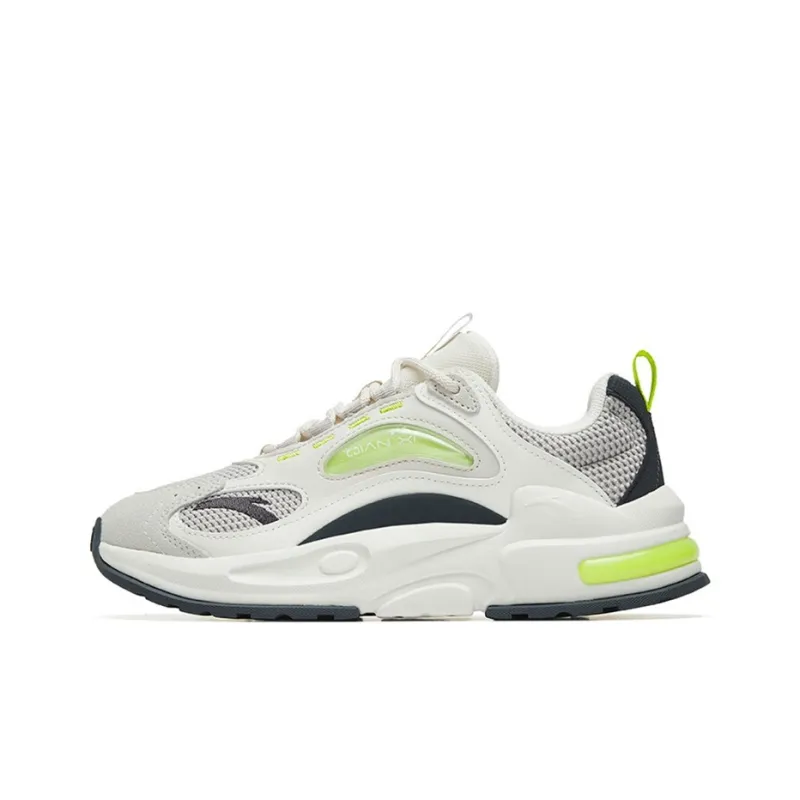 Anta Millennium 5.0 Lightweight And Wear-resistant Low-Top Sports Casual Shoes Women's Gray White-0
