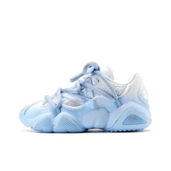 PEAK State Pole 6371 Anti Slip Wear Resistant Low Top Sports Casual Shoes Women's Blue White