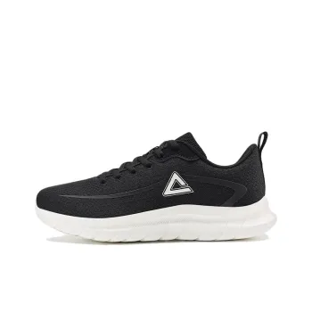 PEAK Qingyi Anti Slip And Wear Resistant Breathable Low Top Running Shoes Women's Black Beige