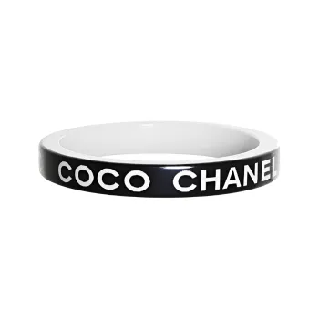 CHANEL Bangles Women's Black, White