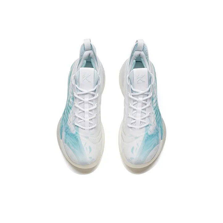 ANTA KT6 Basketball Shoes Men Low Top White/Blue-3