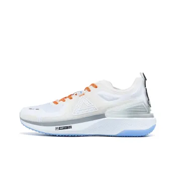 MOMO PLANET x PEAK Taichi 4.0 Pro Cushioning Anti Slip And Wear Resistant Low Top Running Shoes Men's White