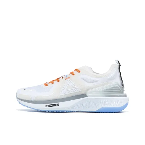 MOMO PLANET x PEAK Taichi 4.0 Pro Cushioning Anti Slip And Wear Resistant Low Top Running Shoes Men's White