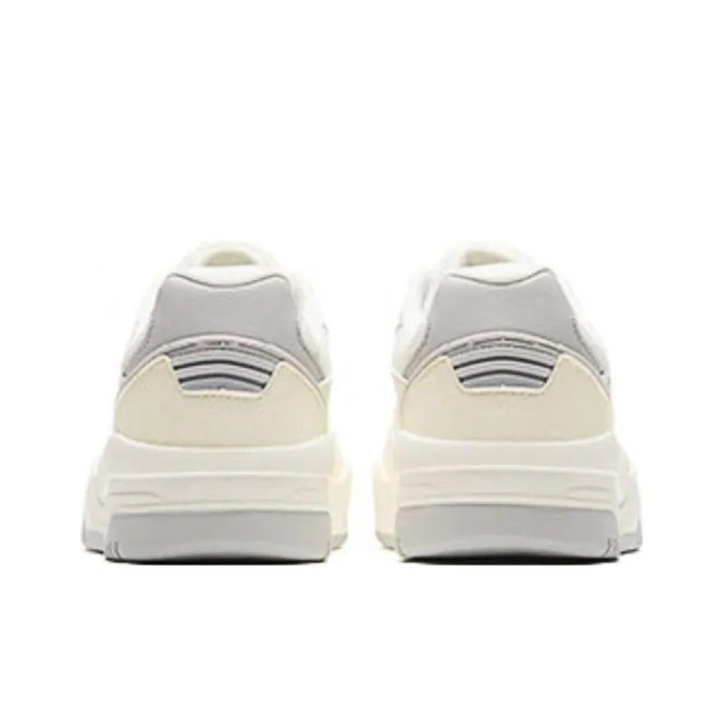 Anta Slam Anti Slip Wear Resistant Low Top Skateboard Shoes Men's White Gray-3