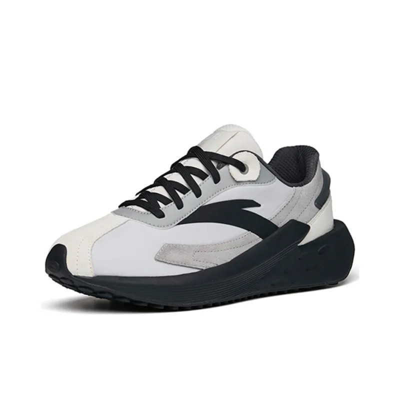 Anta Icing Anti-Slip Wear-Resistant Low-Top Sports Casual Shoes Men's Gray Black-2