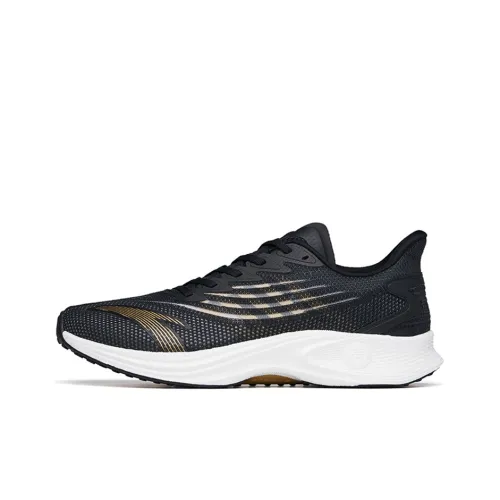 ANTA MACH 2.0 Running Shoes Men Low-Top Black/Metallic Gold