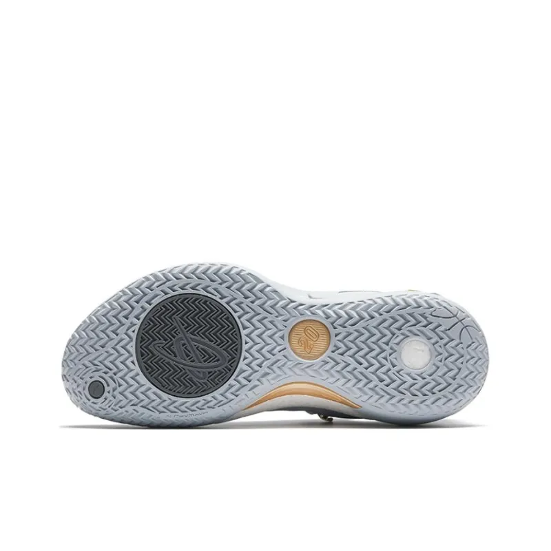 ANTA GH4 Basketball Shoes Men Low Top Gray-4