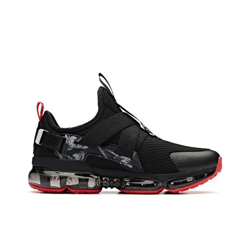 MARVEL x Anta SEEED Cushioning Rebound Low Top Running Shoes Women's Black-1