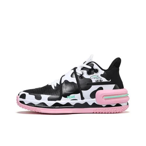 PEAK Flash 2 Generation Anti Slip Wear Resistant Mid Top Basketball Shoes Women's White Black