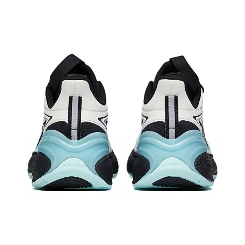 Anta C37 2.0 Wear Resistant Coverage Low Top Running Shoes Men's White Black Blue-2