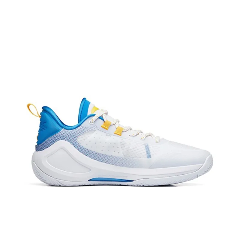 Anta Alien 3 SE Low-Top Basketball Shoes Men's White Blue-1