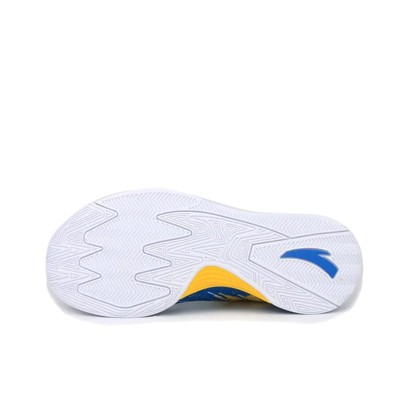 Anta KT2 Cushioning, Slip Resistant, Abrasion Resistant, Breathable Low Top Basketball Shoes Men's Blue Yellow-6