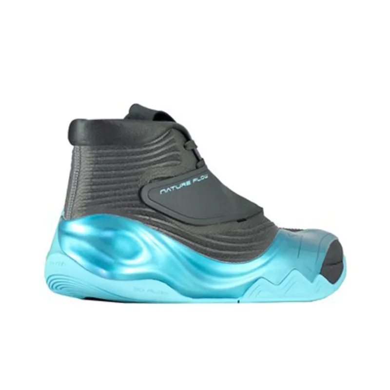 ANTA KT6 Basketball Shoes Men High Top Black/Blue-1