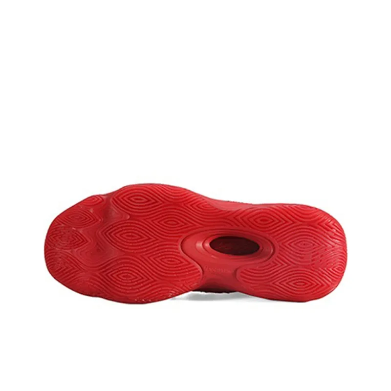 PEAK Magic Bullets Cushioned Slip Resistant Lightweight Mid Top Performance Basketball Shoes Men's Red-4