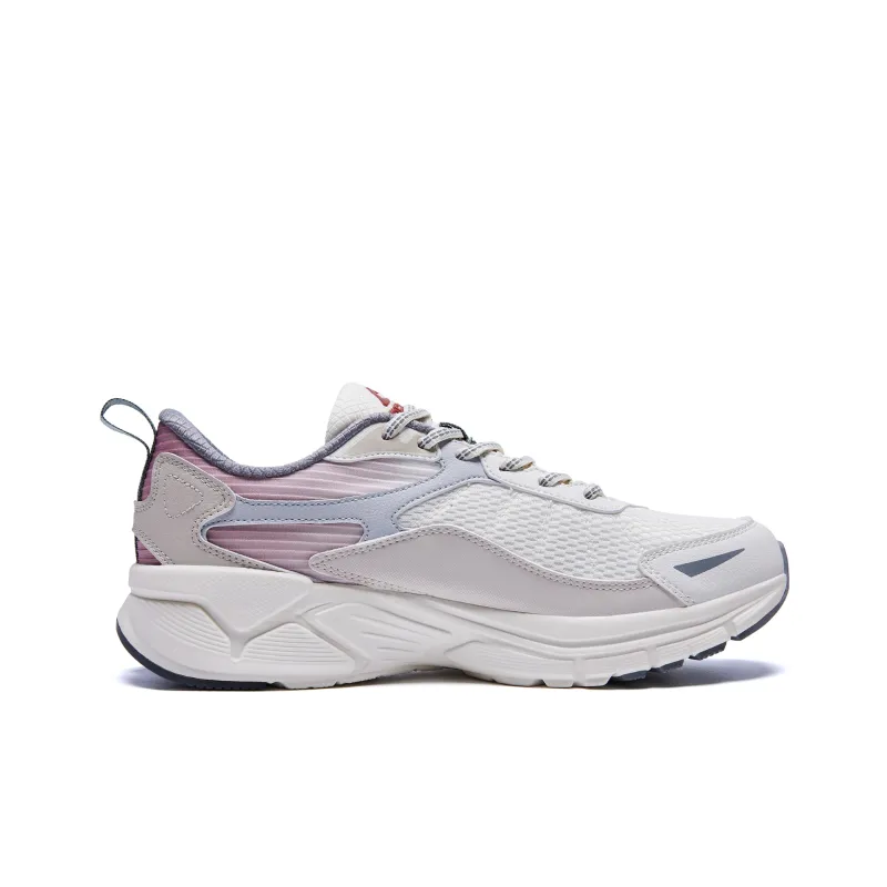 PEAK OG 7000 Vintage Cushioning Breathable Low Top Running Shoes Men's Canvas White-1