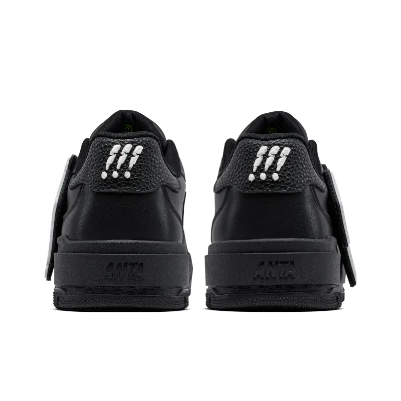 Anta 982 Special Edition Low Top Skateboard Shoes Women's Black White-4