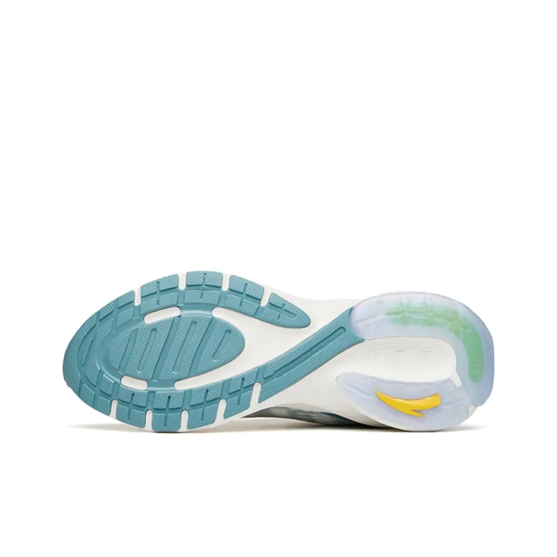 Anta Tron 1.5 Big Data Cushioning Anti Slip And Wear Resistant Low Top Running Shoes White Blue-4