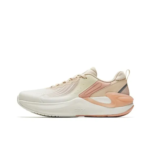 ANTA C37+ Running Shoes Women's Low-Top Ivory White/Champagne