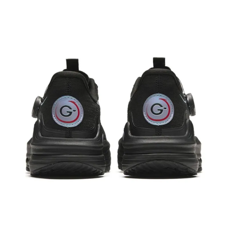 Anta Champion All-Weather Series Anti-Slip Wear-Resistant Low-Top Running Shoes Men's Black-4