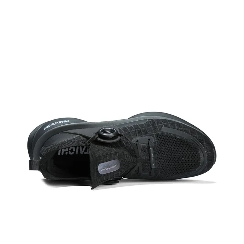 PEAK Tai Ji2.0 Ink Cushioning Anti Slip And Wear Resistant Low Top Running Shoes Black-3