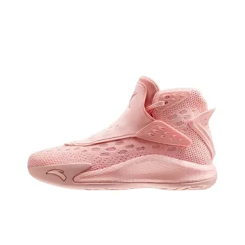 Anta KT5 Klay Thompson'Valentine's Day' Cushioning Anti Slip And Wear Resistant High Top Basketball Shoes Men's Pink