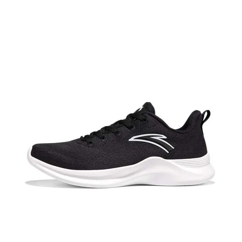 Anta Hydrogen Run Anti Slip And Wear Resistant Breathable Low Top Running Shoes Women's Black Gray Color-0