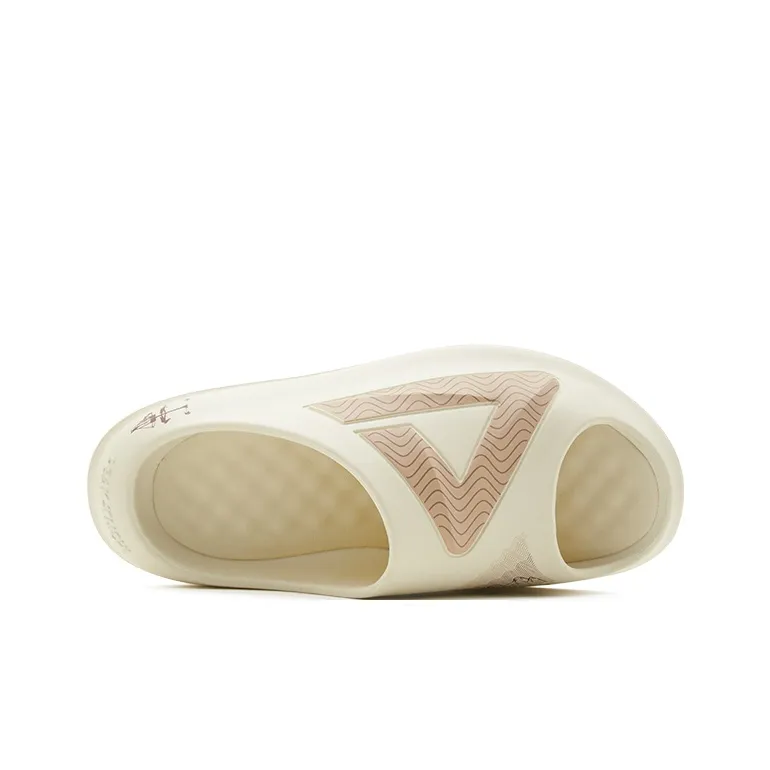 PEAK Very Small Fat Drag EVA Quiet Slide Slippers Women's Khaki-3