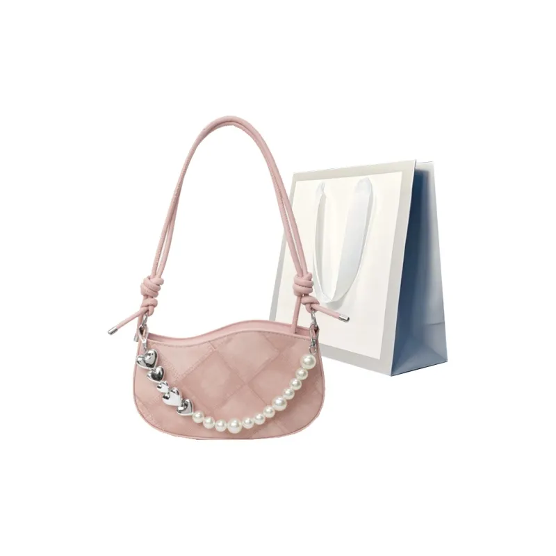 MingLu PU Shoulder Bag, Crossbody Bag, Handbag Unisex Dark Tea/Ecru/Blue/Pink-29
