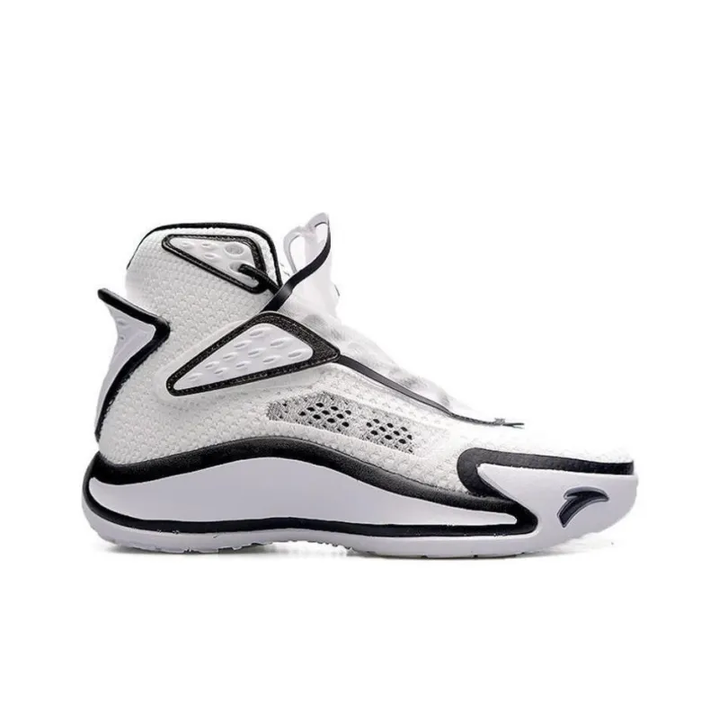 ANTA Kt5 Basketball Shoes Men High Top Black/White-1