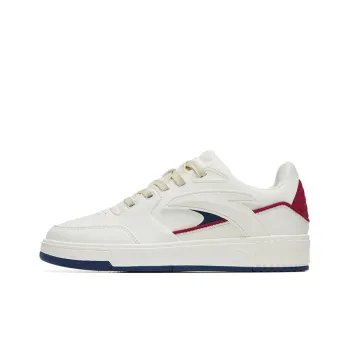 Anta 982 Low Top Skateboard Shoes Women's White Blue Red
