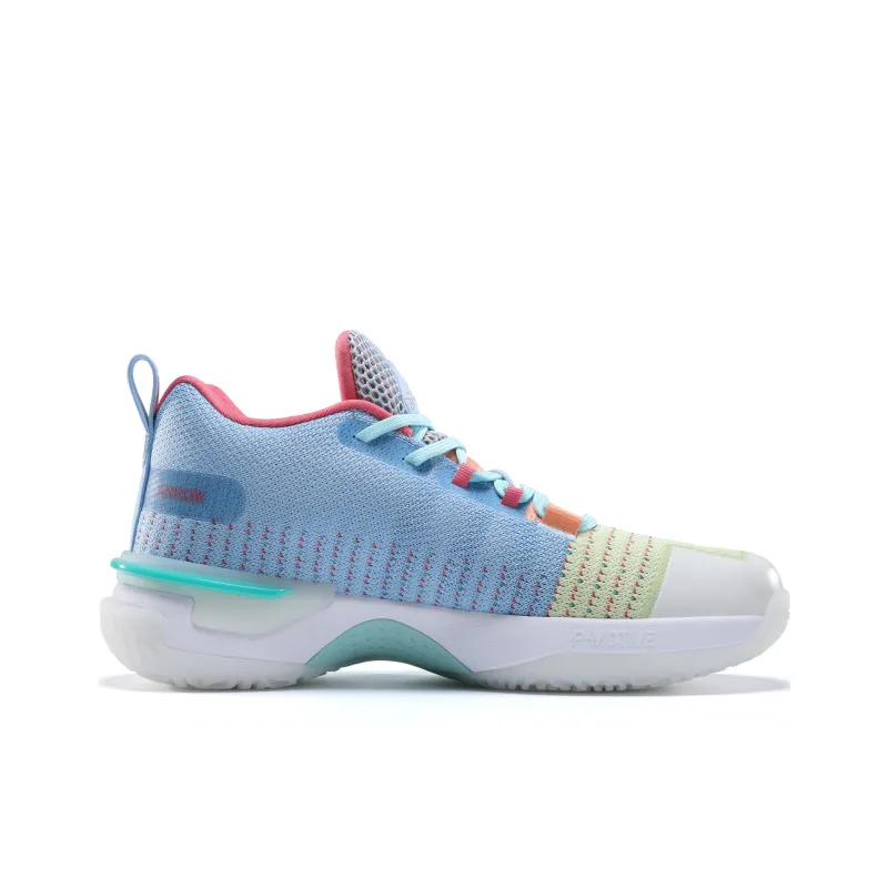 PEAK State Pole 4.0 Speed Falcon Basketball Shoes Yellow Blue-2