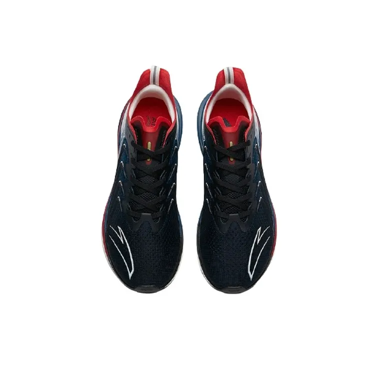ANTA MACH Mach 1.0 Running Shoes Men Low Top Black/Blue/White/Red-2