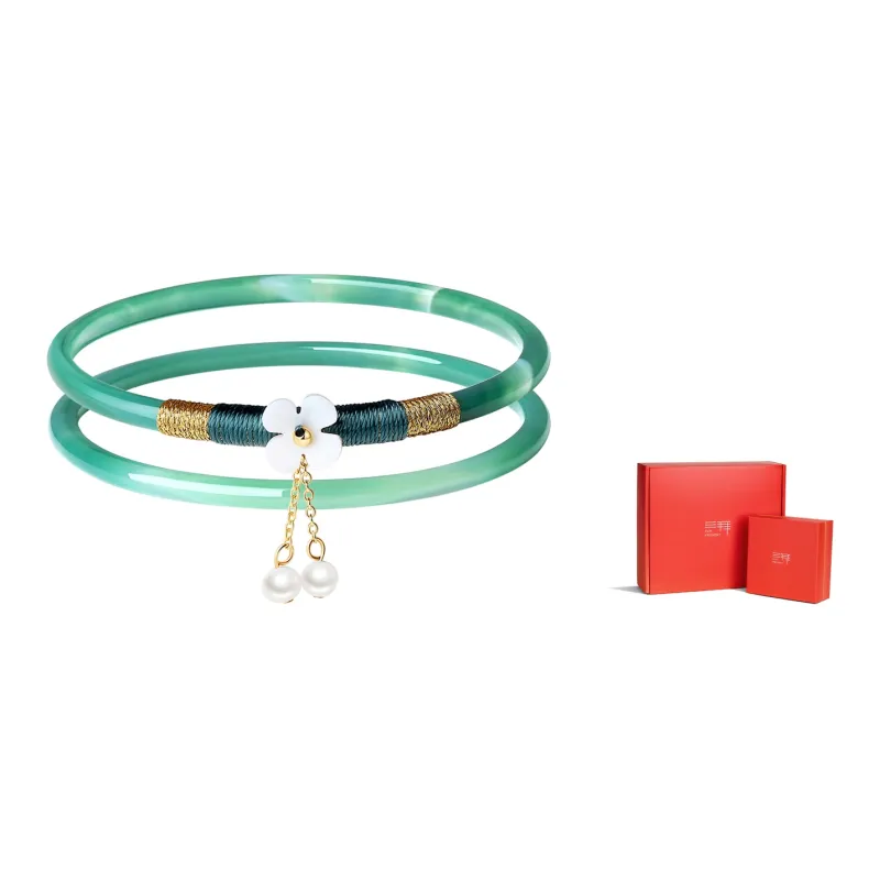 Worship Jade Bangles Women's-1