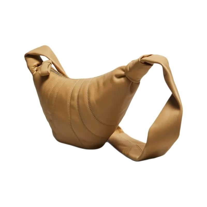 Lemaire Lambskin Croissant Bag, Croissant Bag, Croissant Bag, Handbag, Shoulder Bag Women's Umber-2