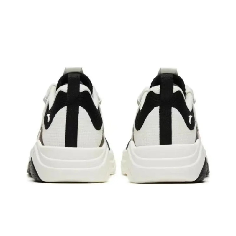 Anta Back Wave 3.0 Lightweight And Breathable Low Top Skateboard Shoes Women's White Black-3