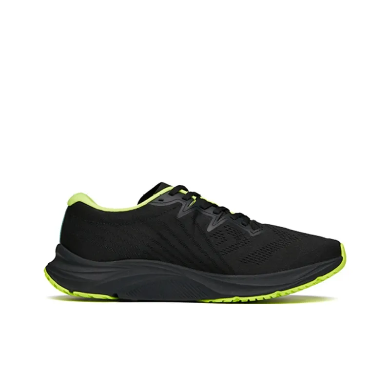 Anta Asphalt Road Fighter 1.0 Cushioned Slip Resistant Abrasion Resistant Low Top Running Shoes Men's Black Green-1