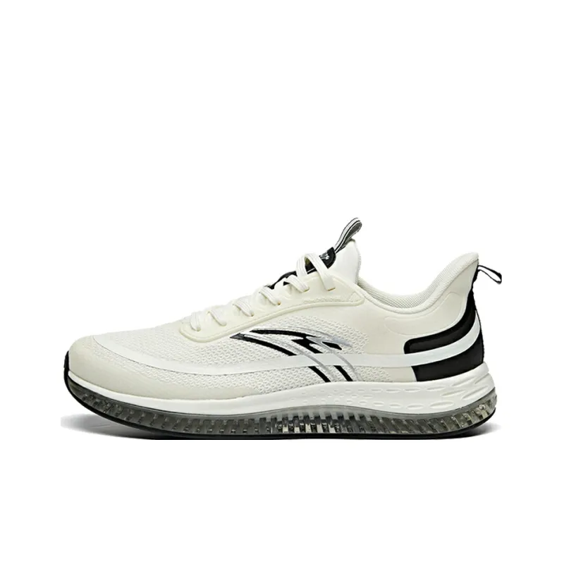 Anta Night Stalker Cushioning Anti-Slip And Wear-Resistant Low-Top Running Shoes White Black-0