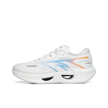 Anta Crash Wave 1 Cushioned Anti Slip Wear Resistant Breathable Lightweight Low Top Running Shoes Men's White