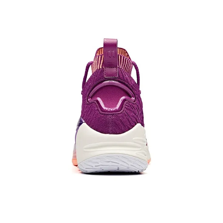 Anta KT4 Thompson Shock Absorbers With Slip Resistant Features High Top Basketball Shoes Men's Purple-3