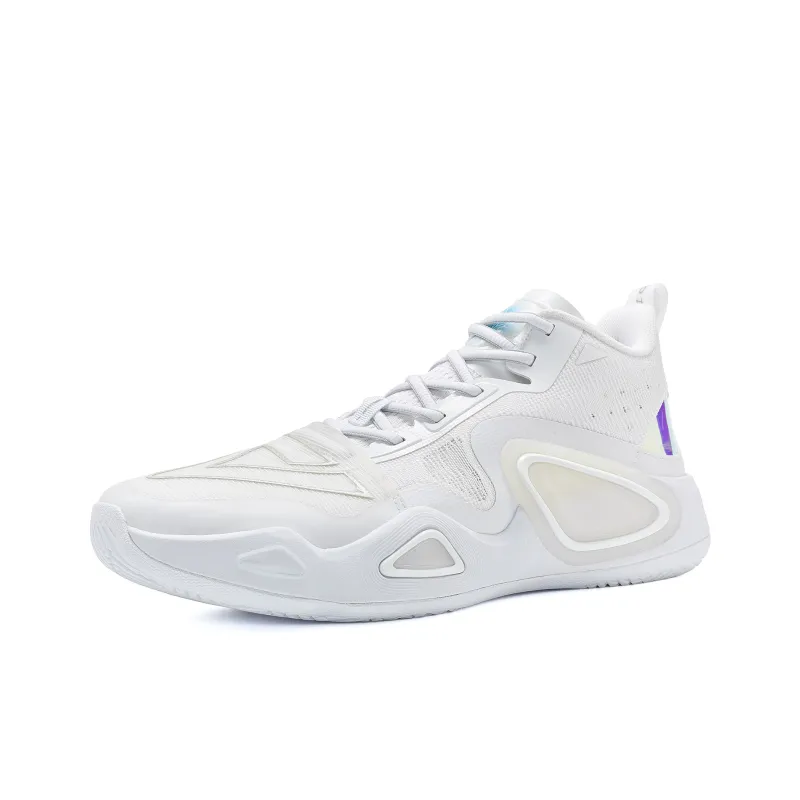 PEAK State Extreme Triangle 2.0 Mid Top Basketball Shoes Men's White-2